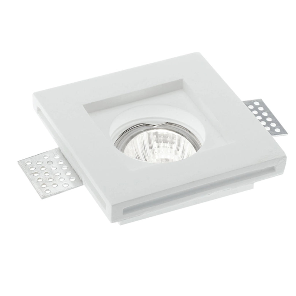 Incasso gesso Spirit quadrato GU10 42W