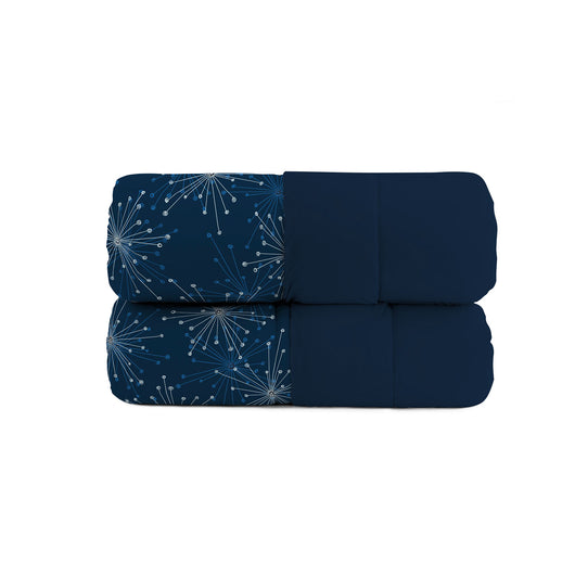 Trapunta Invernale Matrimoniale Stampata in Microfibra 200gr Double Face Fireworks