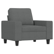 Poltrona | Sedia Relax Grigio Scuro 60 cm in Tessuto