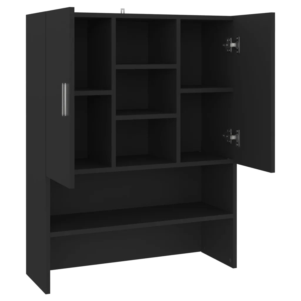 Mobile per Lavatrice Nero 70,5x25,5x90 cm CFW4075768