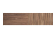 Testiera per letto Herdasa 140cm noce stampa doghe noce 67x225x3