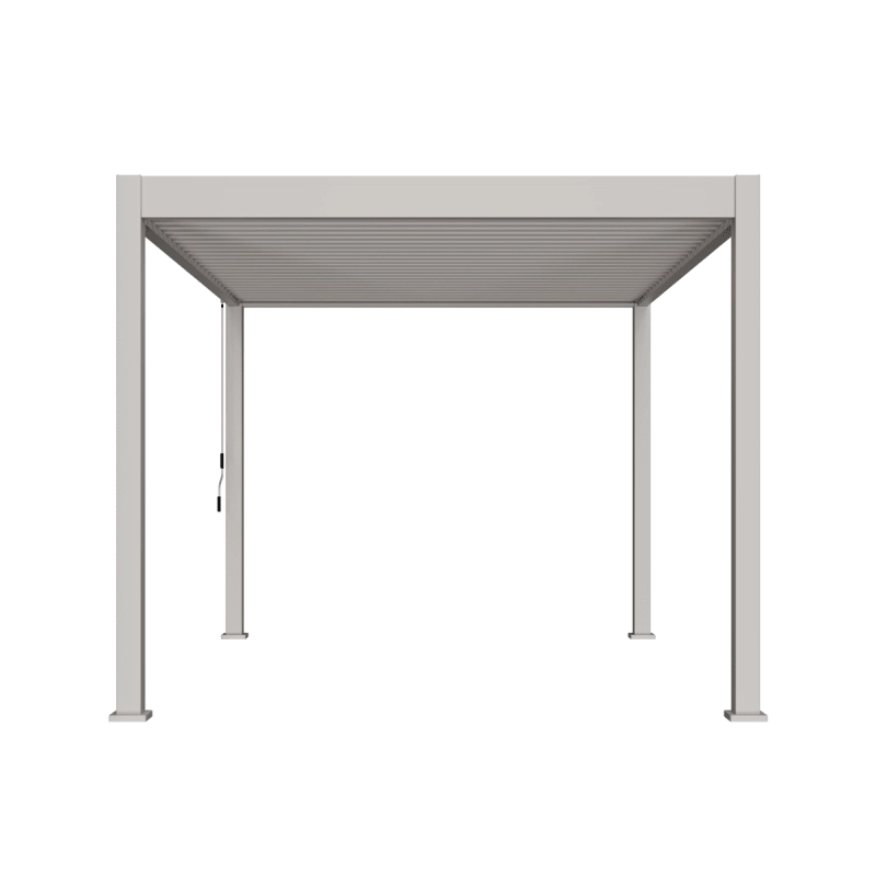copy of Pergola bioclimatica Ombréa® VS autoportante 3x4M - Beige - Lamelle bianche
