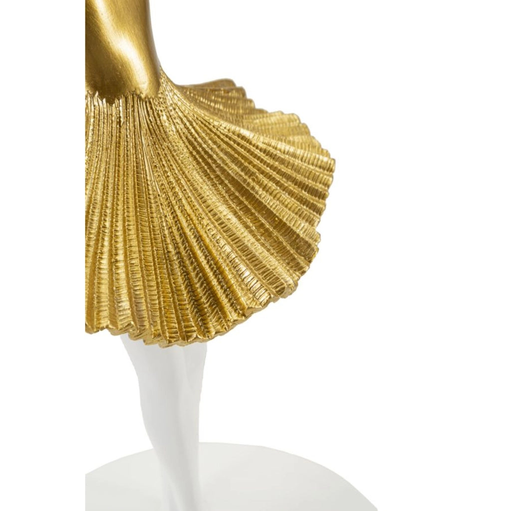 Lampada da Tavolo Ballerina 3, Oro, Poliresina, 28x28x64 cm
