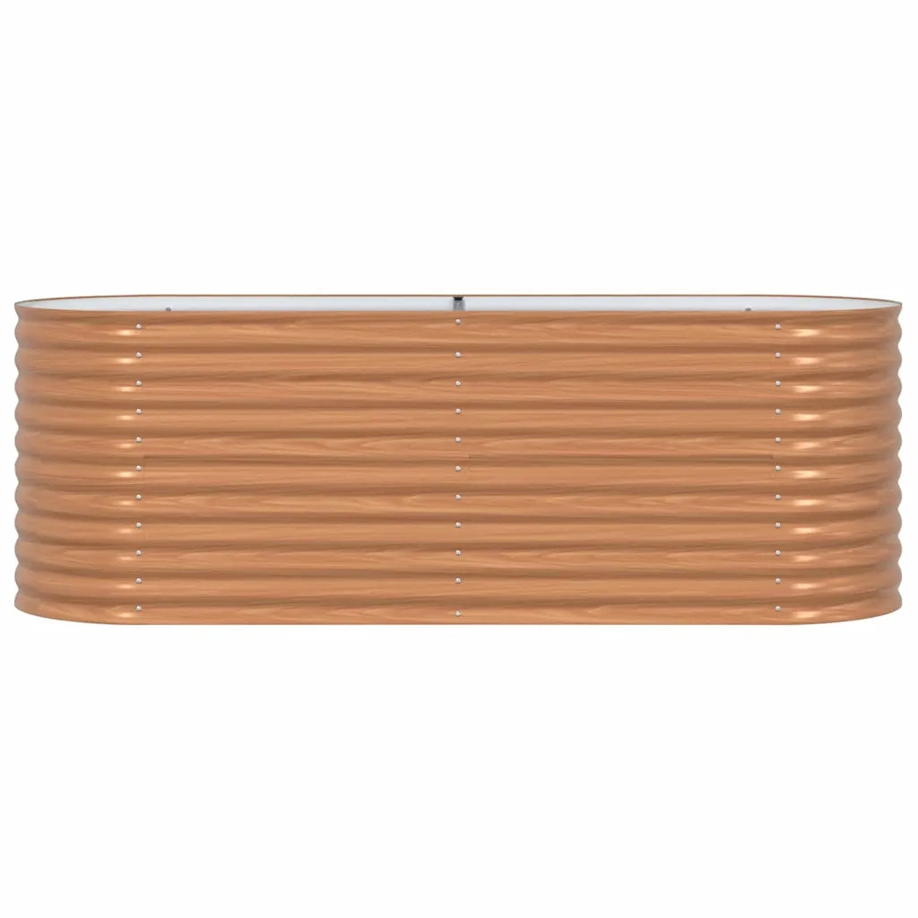 Letto Rialzato Marrone 240 x 80 x 81 cm Acciaio