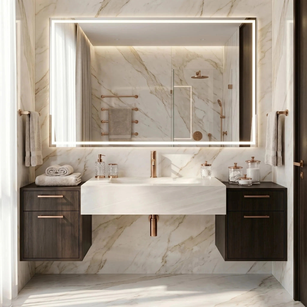 Lavabo Sospeso Rea Apollo Gran Cloud Sky 80