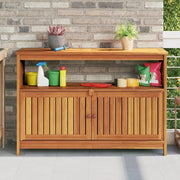 Tavolo Consolle da Giardino 110x35x75 cm Legno Massello Acacia 319697