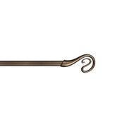BASTONE METALLO D 20/19 120/210CM NAIROBI BRONZO- 6,0 pz