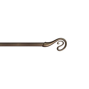 BASTONE METALLO D 20/19 120/210CM NAIROBI BRONZO- 6,0 pz