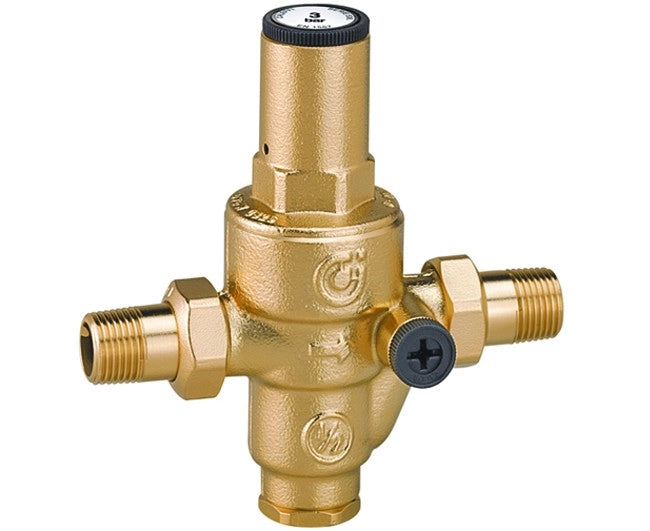 RIDUTTORE DI PRESSIONE A MEMBRANA PN40 CON BOCCHETTONE E ATTACCO MANOMETRO MODELLO 5360 1/2   CALEFFI SPA