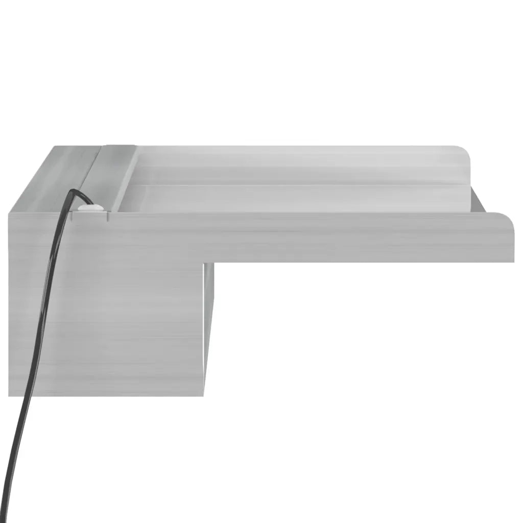Sfioratore a Cascata con LED RGB Acciaio Inox 45 cm cod mxl 62352