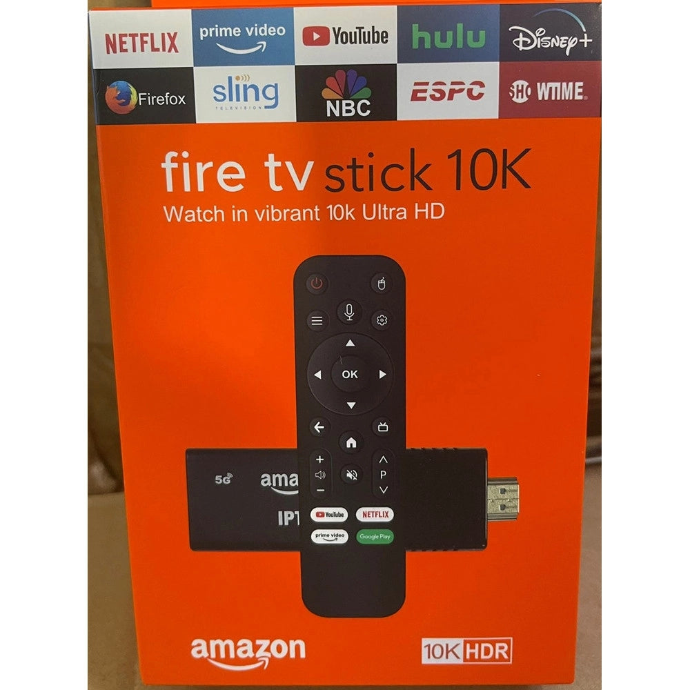 Trade Shop - Fire Tv Stick 10k Streaming Wi-fi Dual Band 2.4g/5g 2gb Ram 16gb Supporto Hdr Netflix -
