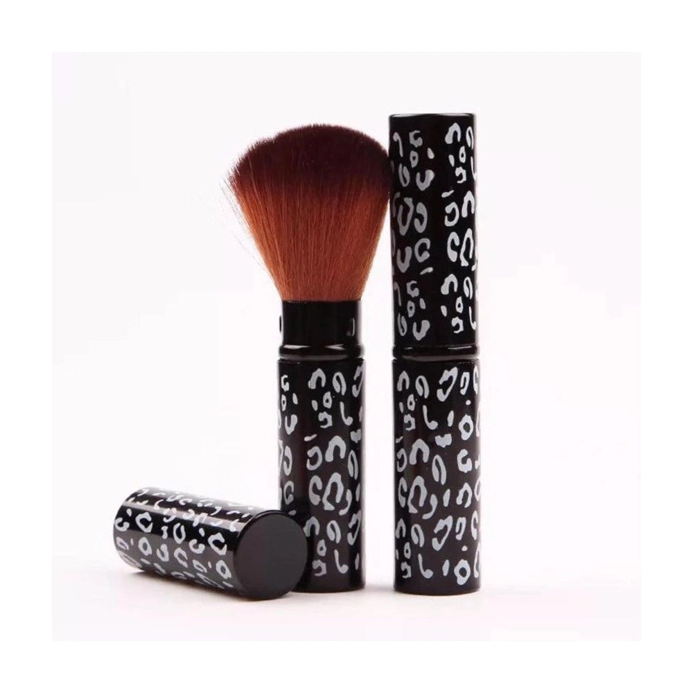 Trade Shop - Pennello Fard Borsa Richiudibile Retraibile Morbido Trucco Make Up Minerale Viso -