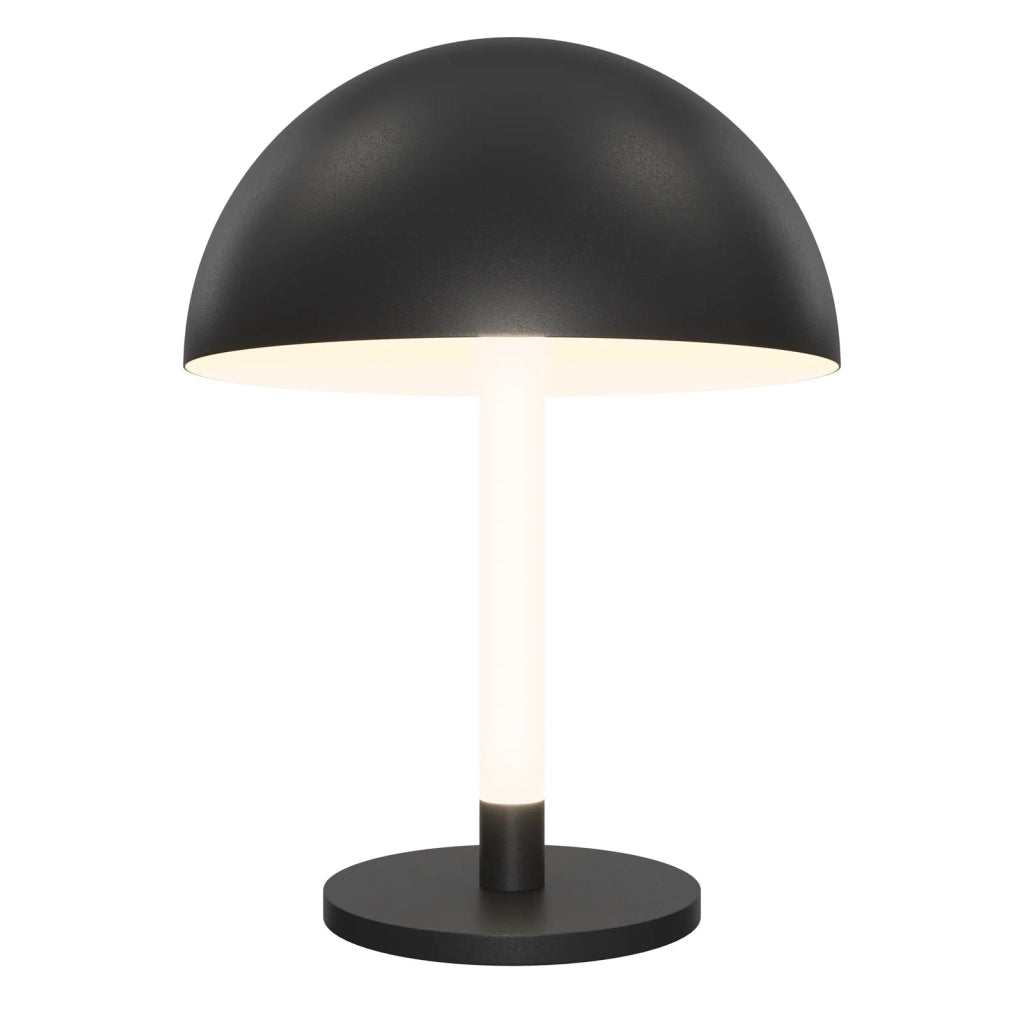 Maytoni lampada da tavolo moderna Ray 1 luce LED integrato nero metallo