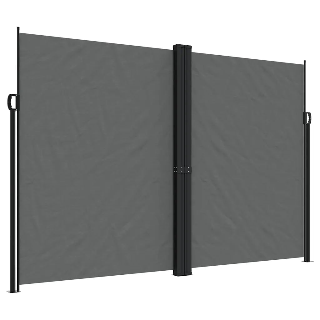 Tenda da Sole Laterale Retrattile Antracite 220x600 cm 4004673