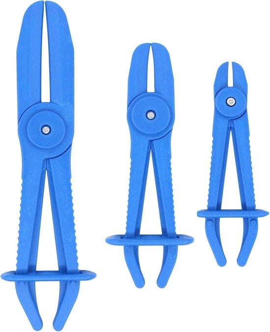 Set di Clip per Tubi - 3 Pezzi - 155 mm/185 mm/255 mm - Nylon Flessibile - Duraturo - Resistente ai Chimici