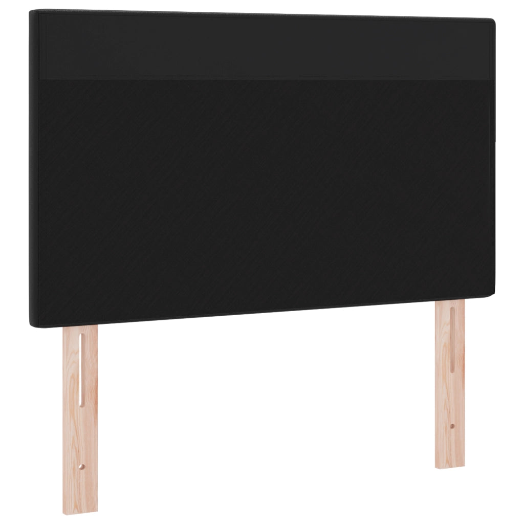 Testiera Design Semplice Nera 90 cm in Finta Pelle