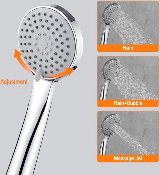 Stang doccia con doccia, testa doccia senza unghie con tubo e supporto, altezza doccia regolabile, supporto testa doccia per bagno, argento 

Oggetto: 
Modello: 
Codice prodotto: 
Altezza regolabile: 
Materiali: 
Dimensioni: 
Peso: 
Garanzia: