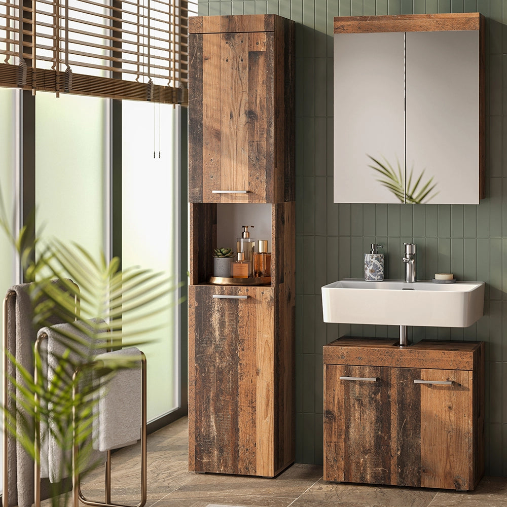 Vicco Armadio per il bagno Oldstyle 37 x 190 cm