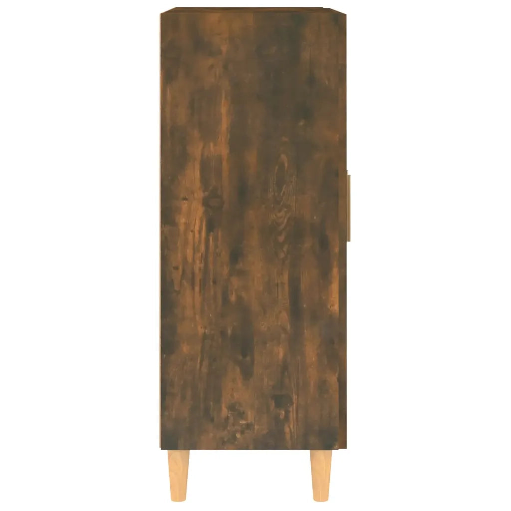 Credenza Rovere Fumo 69,5x34x90 cm in Legno Multistrato 817339