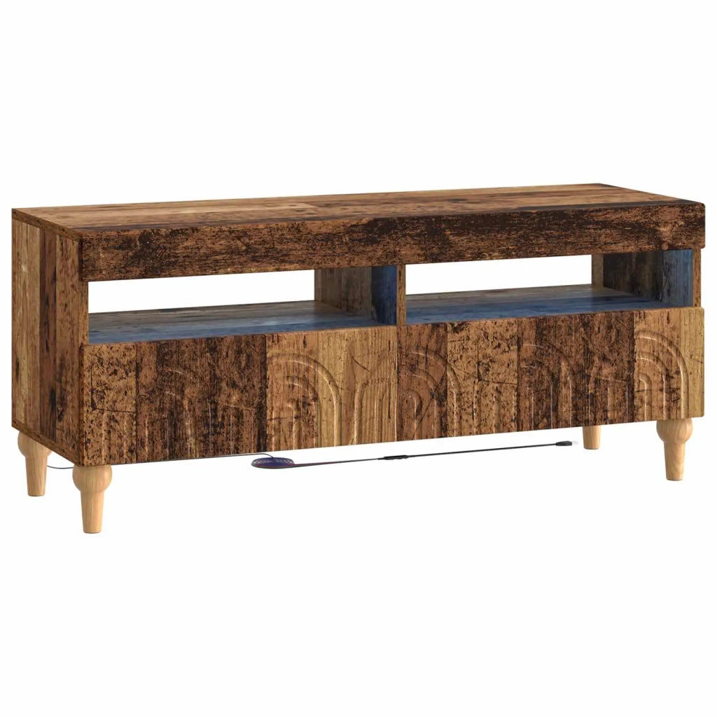 Mobile TV LED a 3 pezzi Legno antico Legno ingegnerizzato 3416507