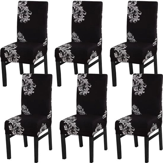 Sedia per soggiorno - Set da 6 - Alta elasticità - Poliester-Spandex