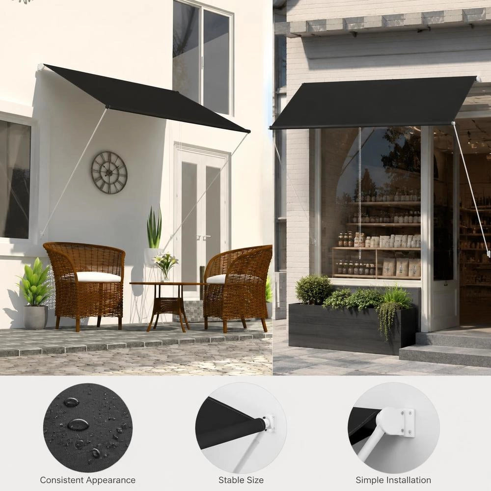Retractable Awning 150x150 Cm Anthracite