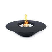 Camino a bioetanolo Arnesano, Caminetto ecologico, Focolare senza fumo, Riscaldatore ad etanolo, Made in Italy, 60x60 h15 cm, Nero
