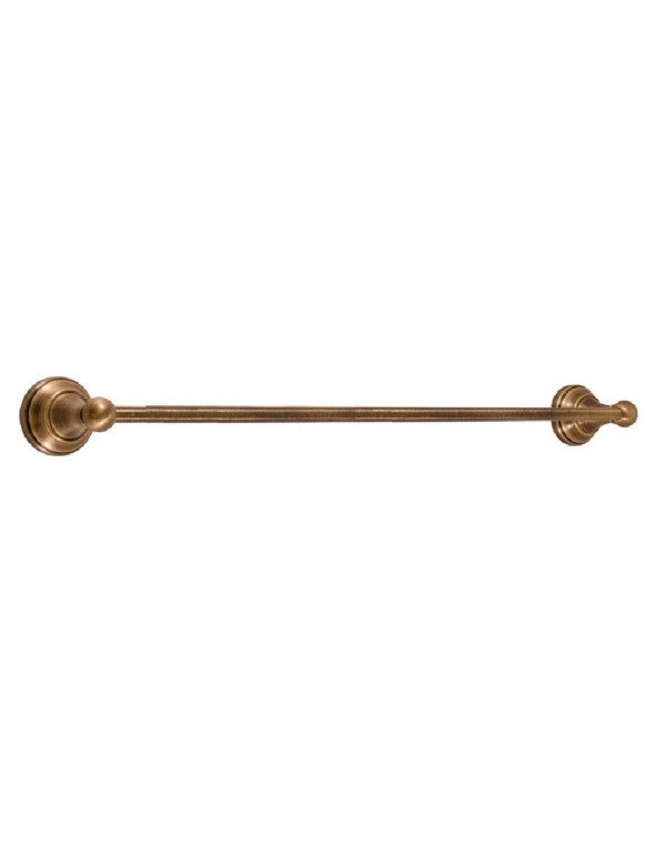 Portasciugamani a muro retrò MORAVA in bronzo 65,05x7,85x5,95 cm