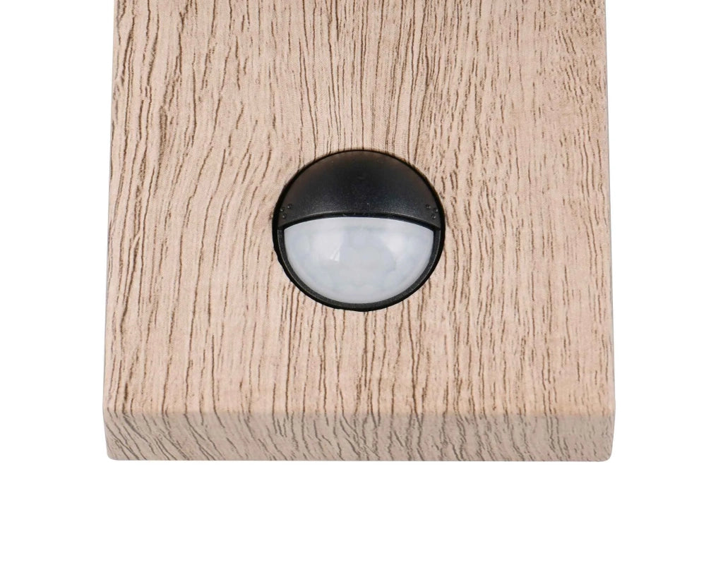 Applique da esterno c/sensore movimento, antracite, H 33 cm, Sambesi