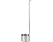 Pulitore di Vino in Acciaio Inossidabile - Misuratore 25/50/125/250/500 Ml - Cucchiaio da Versare - Cucchiaio da Pollo - Duraturo - Materiale di Alta Qualità