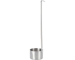 Pulitore di Vino in Acciaio Inossidabile - Misuratore 25/50/125/250/500 Ml - Cucchiaio da Versare - Cucchiaio da Pollo - Duraturo - Materiale di Alta Qualità