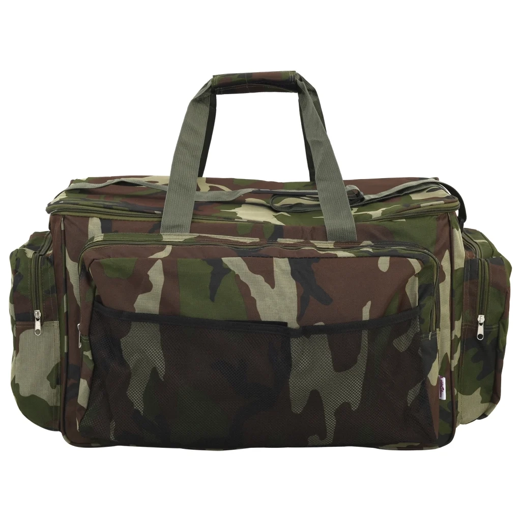 Borsa da Pesca Impermeabile Verde Mimetico in Tessuto Oxford CFW8402618
