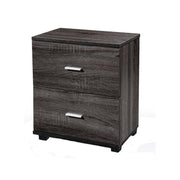 Comodino camera da letto grigio cassetti cm 40 x 30 x 45 h