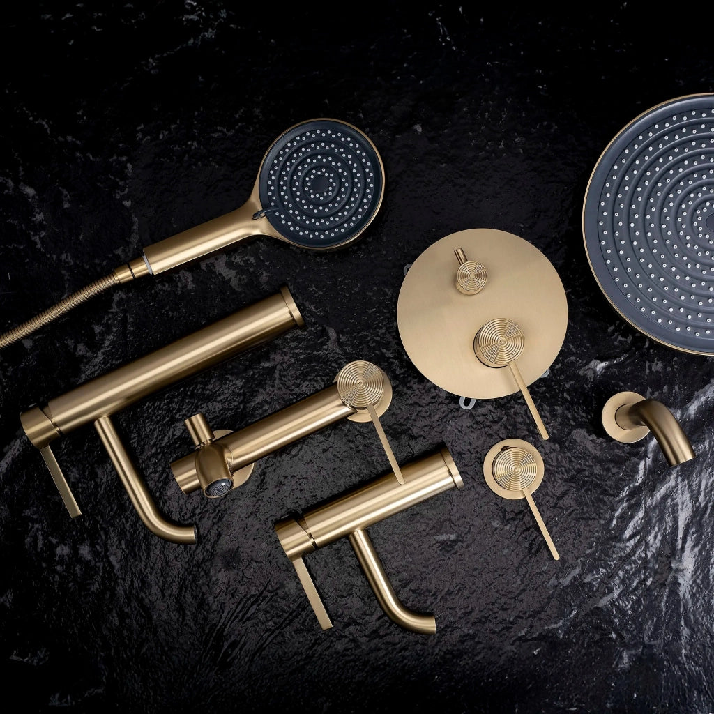 Rubinetto Da Vasca Rea Foster Gold Brush