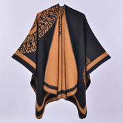 Sciarpa double face, in classico cashmere, mantella/scialle versatile e semplice