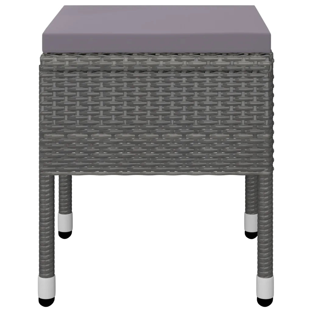 Set Mobili da Pranzo per Giardino 5 pz Grigio cod mxl 69239