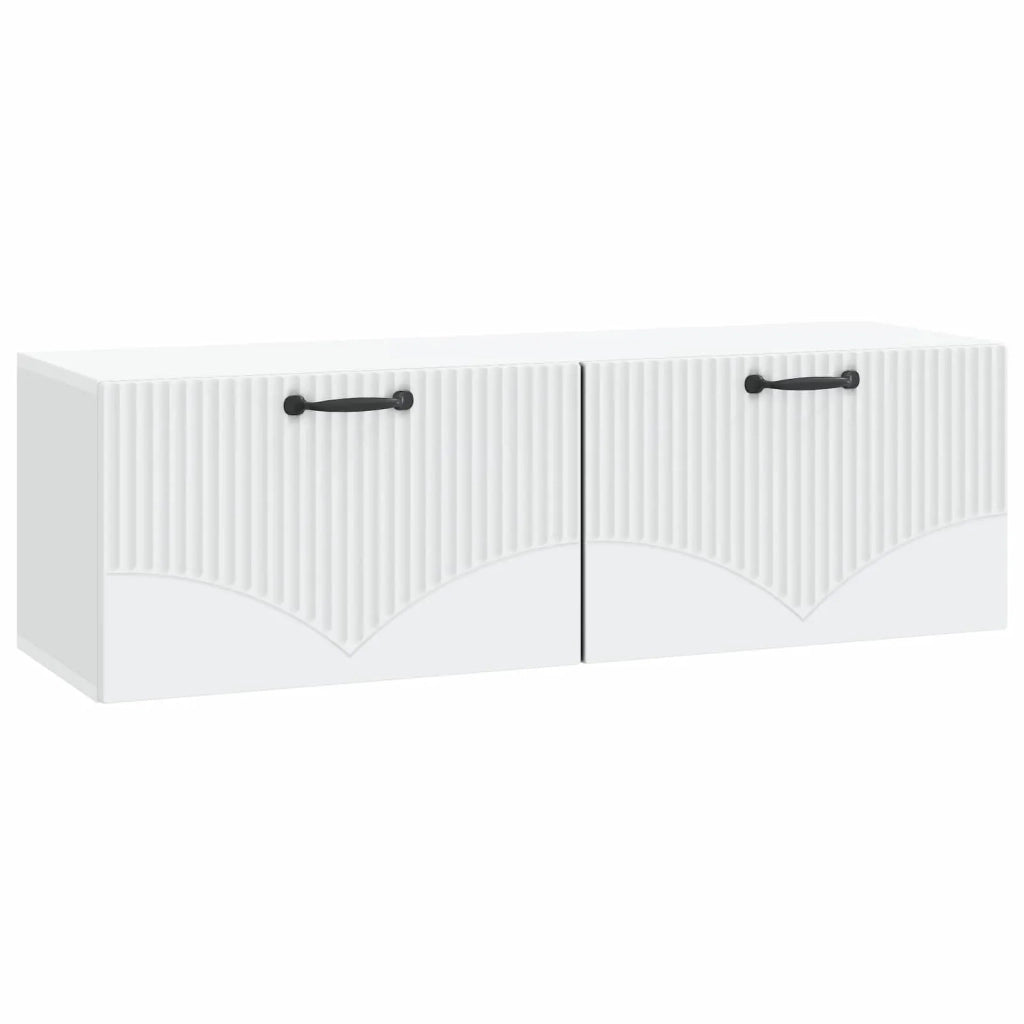 Mobile Porta TV da Muro Bianco 98 x 31 x 30 cm 899065