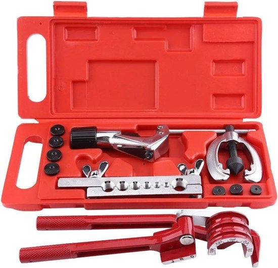 Set di piegatura e taglio a 11 pezzi per tubi e condotti di carburante - Kit di riparazione per auto - Sistema di piegatura in acciaio solido con diverse dimensioni