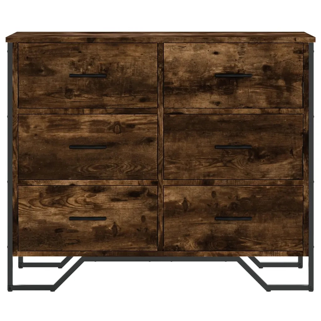 Cassettiera Rovere Sonoma 91x35,5x74,5 cm in Truciolato 3295304