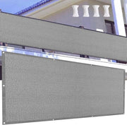 Schermo per Balcone Senza Fori - 95 x 500 cm - Protezione dal Vento e UV per Balcone e Giardino