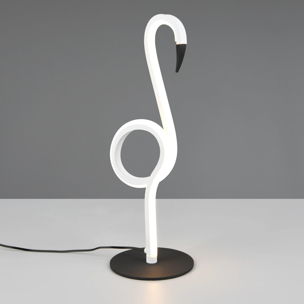 LAMPADA DA TAVOLO LED INGO 6W H35CM FENICOTTERO
