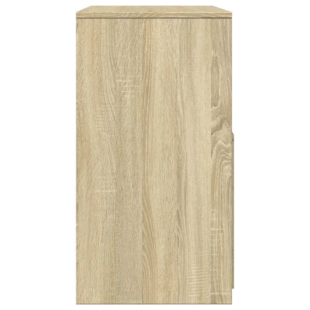 Toeletta e Sgabello Rovere Sonoma 60x40x113,5 cm