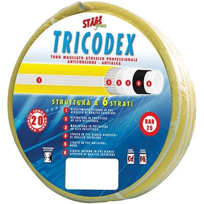 TUBO IRRIGAZIONE MAGLIATO TRICODEX STARS  MM 19 3/4 MT 50