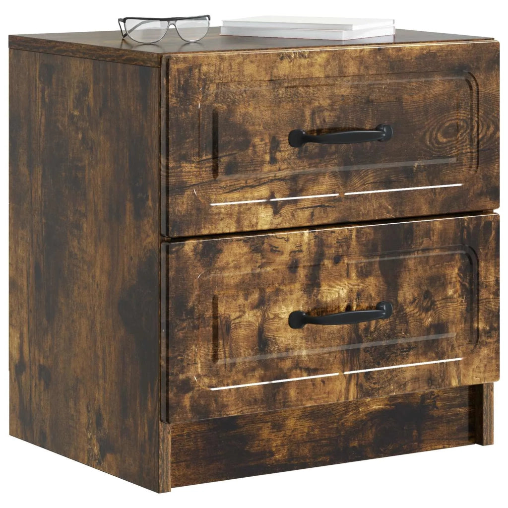 Armadio da Notte Rovere Fumo 43 x 34,5 x 44,5 cm 895685