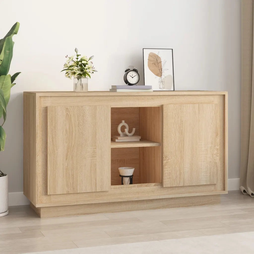 Credenza-Buffet-Armadio da cucina Rovere Sonoma 102x35x60 cm in Legno Multistrato