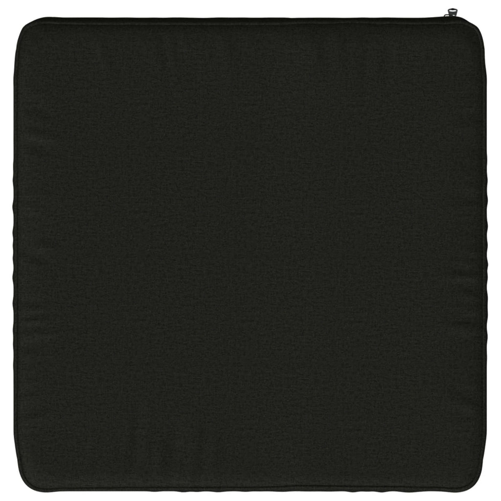 Cuscini per Sedia in 4 Pezzi VUGHT 4 pcs 100% Poliestere Nero 946216