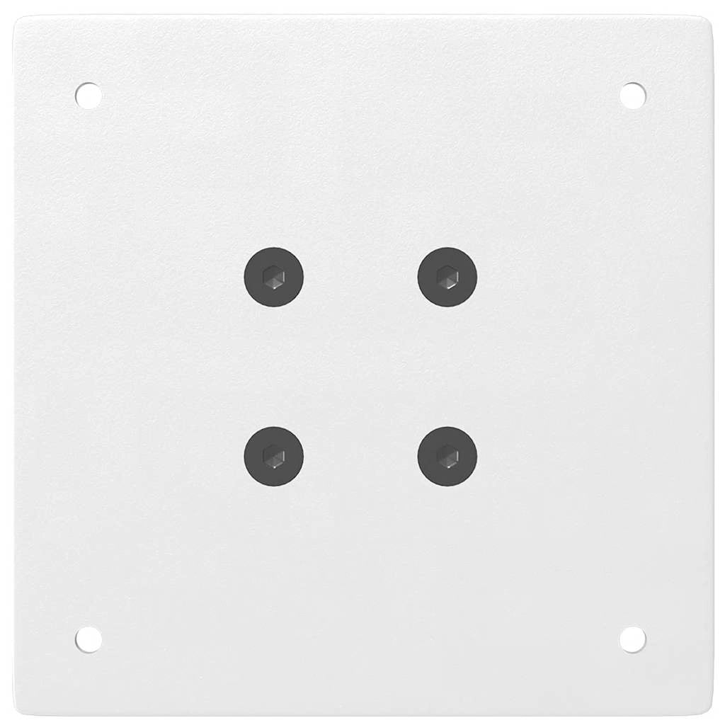 Set di 4 gambe regolabili per tavolino da caffè 30-32 cm design moderno aspetto contemporaneo acciaio bianco 02_0056758