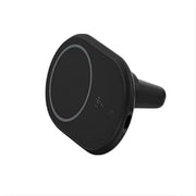 Otturatore Auto MagSafe - Otturatore Auto MagSafe Senza Fili - Porta Caricatore Wallet Magnetico - Nero