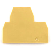 Piastra terminale per morsetto 1,5mmq beige Cabur