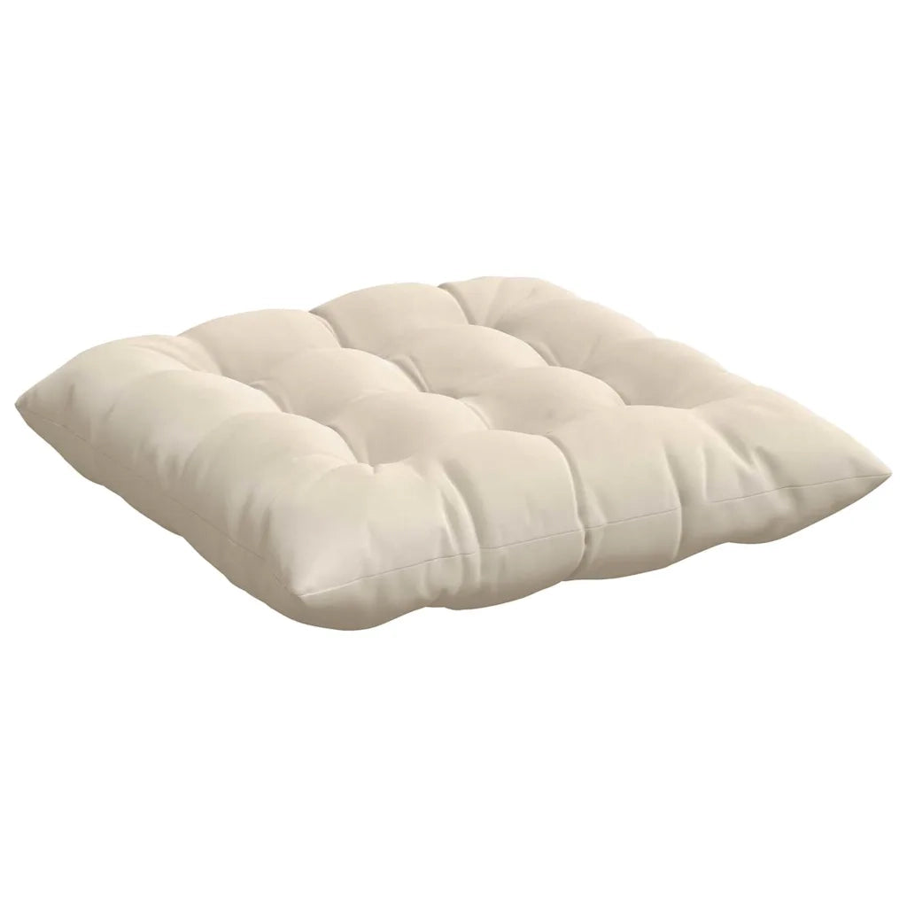 Cuscini per Seduta 4 pcs Beige 40 x 40 x 6 cm Microfibra